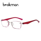 italian design optics frameless anti blue blocking reading glasses 0.25 0.50 4.25
