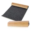 Rug Bamboo Waterproof and Multi Panel Strip Foldable Roll Up Non Slip Anti Slip Fabric Bath Mat Foot Carpet Floor Rug