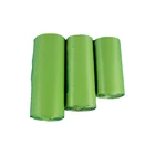 eco friendly disposable compostable pla plastic garbage bag trash bag