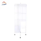 folding hanging cloth drying rack space saving clothes hanging stand