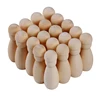 Promotion wholesale cheap multiple wooden intellectual game pawns set for craft gift