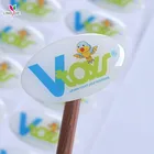 Home Decoration 3d Sticker Custom 3d Fridge Buttons Clear Logo Resin Dome Epoxy Sticker