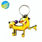 Fashion Small Plastic Rubber Soft Floating Key Chain