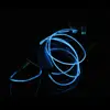 High Quality LED Light up in Ear Earphone Mobile Phone Headset Visible Glowing Sport Headphone with Microphone