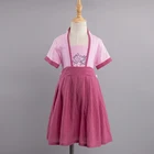2019 new children traditional dresses kids girls printed short sleeve fancy cotton dress