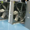 Hot dip galvanized low noise exhaust fan pig stall long serive life pad wind farm fan