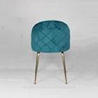 BaZhou Antique Brushed Modern Velvet/fabric Dining Room Furniture Round Back Chair