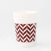 Custom printed foamed paper cup disposable hot drink cup wholesale coffee cup with lid
