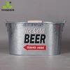 10L Oval metal ice bucket for wine beer champagne cocktail with handle