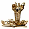 Gold Silver Disposable Plastic Fork Knife Spoon Wedding flatware
