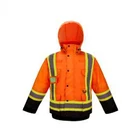 security windbreaker jacket with reflector tape