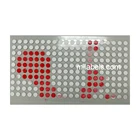 Irreversible Water Sensitive Indicator Label Meeting Water Color Changing White Turns Red Sticker