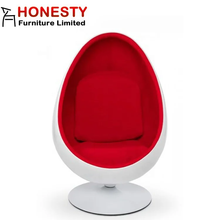 HC029 Kaufen Moderne Möbel Günstige Standing Swivel Fiberglas Erwachsene Größe Oval Ei Geformt Pod Stuhl
