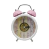 Manufacturer Price Loud Bell Table Pink Alarm Clock Simple Home Wall Clock