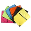 Kids Boys Fancy Light Waterproof Nylon Sport Gym Draw String Bag With Zipper Pocket shopping bag for gym sports shoe bag