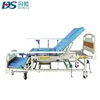 Multi-function 3 crank medical metal hospital paralysis patient bed with toilet