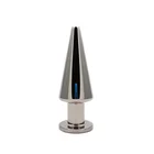 Heavier version stainless steel anal plug adult sex product