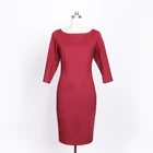 Fashion casual sexy long sleeve casual dress woman casual long sleeve midi dress
