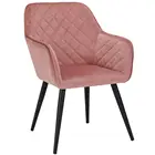 Modern Chair Velvet Comfortable Dining Chair, Chair Dining for Dining Room