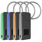 Portable Fingerprint Smart Biometric Lock Usb Charging Keyless Waterproof Portable Security Lock luggage Padlock