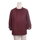 2019 Custom design ladies long sleeve women blouses