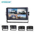 10.1-inch HD Quad-View Car Monitor with hdmi input