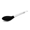 Kitchen Utensils Accessory Cookware Slotted Turner Stainless Steel & Silicone Food Spoon
