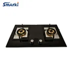 glass top universal gas cook top cast iron burners cooking appliances with gas hob safety device