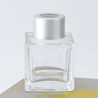 Manufacturer Wholesale 100ml 150ml 200ml Glass Reed Square Diffuser Bottle 50ml