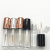 1.5ml empty Lipstick/ Lip balm/Lip gloss clear tubes container with rose gold cap