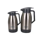 Factory Direct Supply Custom 1L 1.3L 1.6L 1.9L Stainless Steel Double Wall Vacuum Water Coffee Pot Coffee Flask