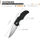 Promotional G10 Handle Serrated Blade Folding Hunting Knife
