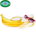 Banana Furit Float Inflatable Banana with Sunglasses Pool Float