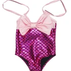 Little Girls Mermaid Swimming Princess Bikini Swim Bathing Suit for 1-6T