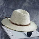 Fashion wholesale women sun hats Wide Large Brim Floppy panama beach sun straw hat for summer headwear