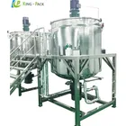 Body lotion cream making machines homogenizer emulsifier mixer price