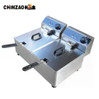 CHINZAO China Factory Chicken Cooker Electric Heating Oil Free Fryer With Double Inner Pot
