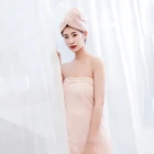 China Towel China Unique Custom Softest Plus Microfiber Spa Body Wrap Around Towel For Woman