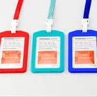 Sale different color business rfid blocking plastic card holder pvc