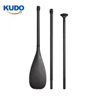 2019 High Quality 3-Piece Adjustable Carbon Fiber Shaft Adjustable Stand-Up Sup Paddles With Carrying Bag