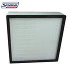 Mini-pleat medium efficiency F7 F8 F9 box air filter for HVAC system