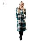 China supplier for ladies simple fashion classic checked printed dress