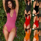 Sexy One Piece Swimsuit Crisscross adjustable Side Bathing Suit Womens Hollow Out Backless Monokini Summer Beach Swimwear