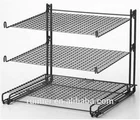 Kitchen Tabletop Multi Tiers Metal Wire Bakery Food Storage Bread Cooling Display Stand