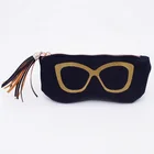 Wholesale soft glasses case eyewear packing bag for sunglasses frame