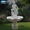 Natural Stone Marble Carved Bowl Water Fountains For Garden Decoration