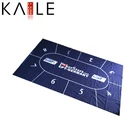 Casino fabric poker table mat oval table cloth