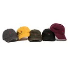 Metal Embroidery Embroidery Hats Hot Sale Metal Buckle 6 Panel Baseball Cap Long Strap Manufacturer Embroidery Logo Curved Brim Custom Twill Cotton Blank Dad Hat