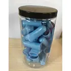 Soft PVC Finger Pet Dog Cat Animal Puppy Oral Mouth Teeth Brush With 50 Pieces In an Transparent Barrel