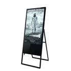 Floor Standing Indoor Screen Foldable Digital Signage Portable Advertising Display